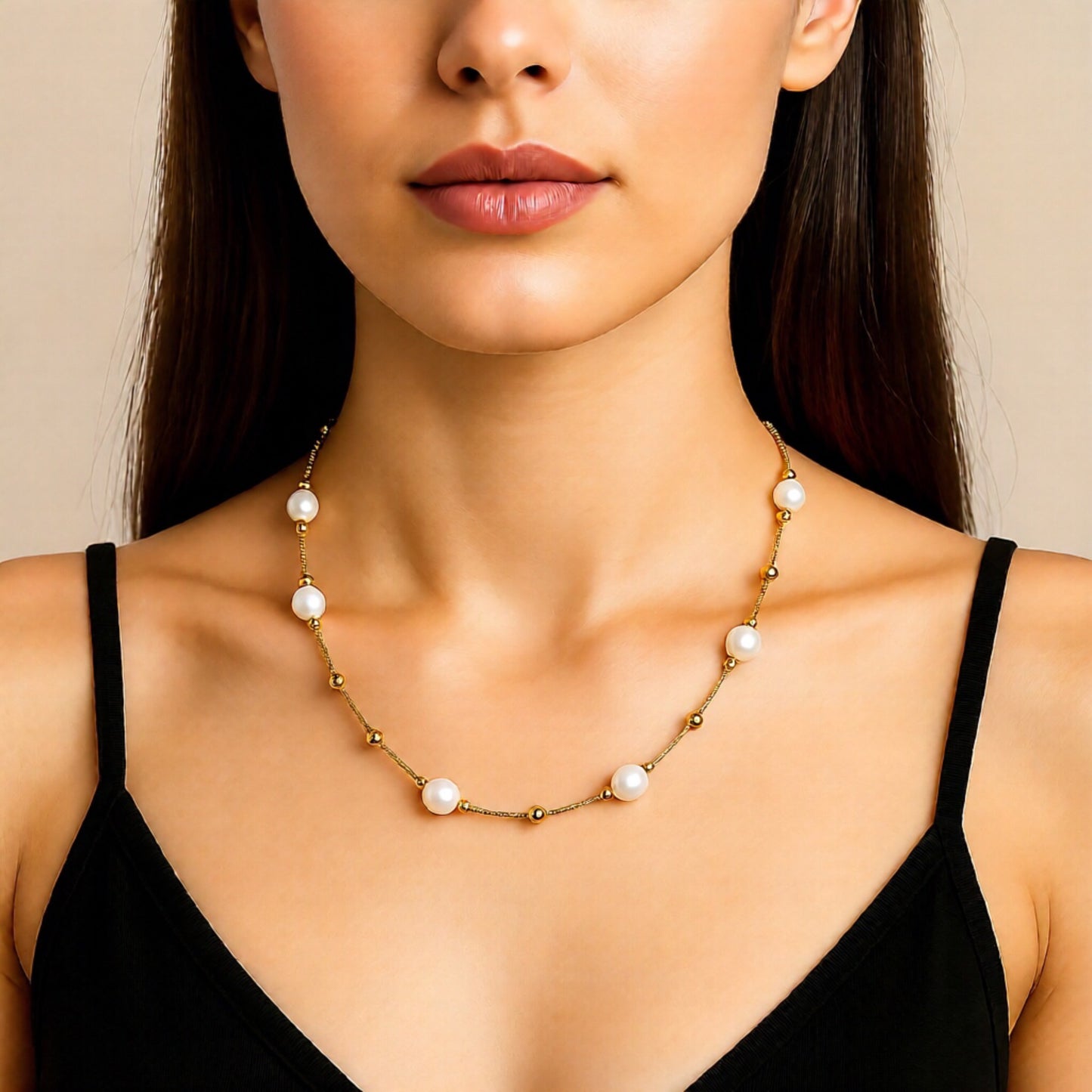 COLLANA CON PERLE DI FIUME