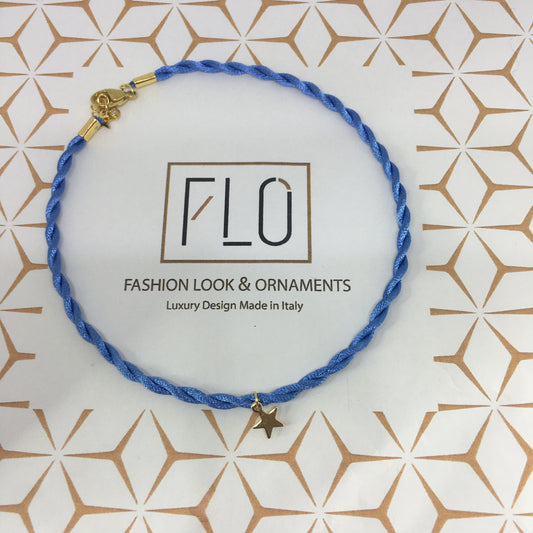 CHOKER HAPPY AZZURRO