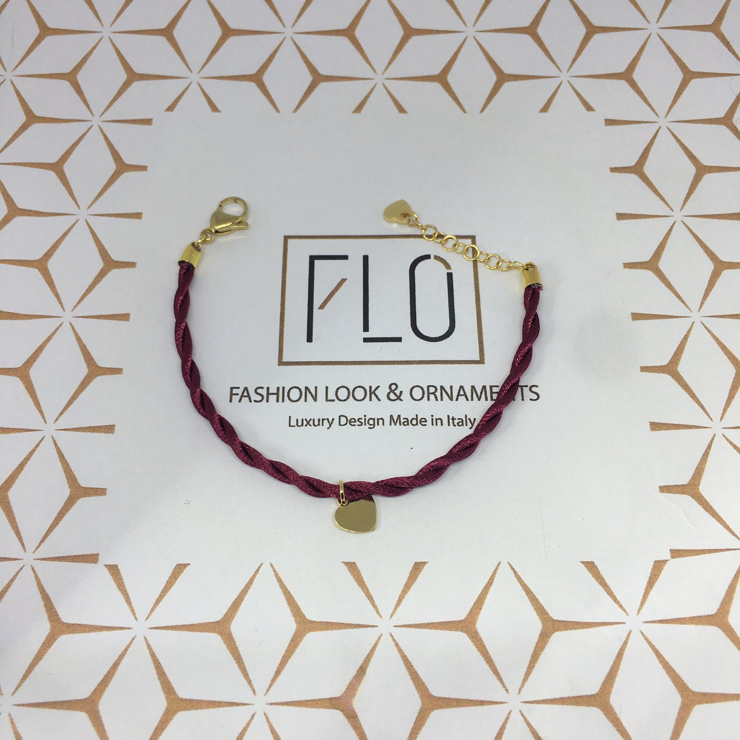 BRACCIALE HAPPY BORGUNDI