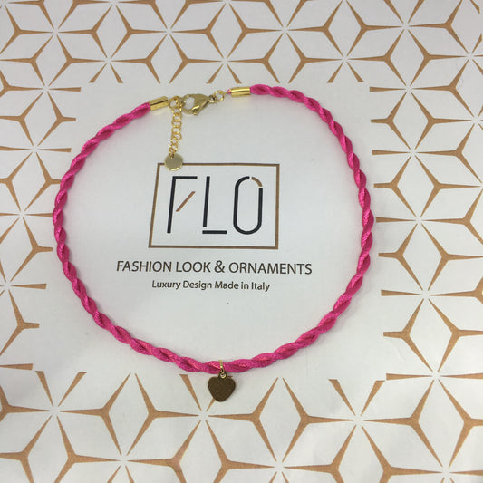 CHOKER HAPPY FUCSIA