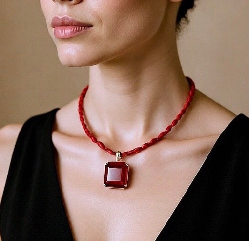 COLLANA RUBINO