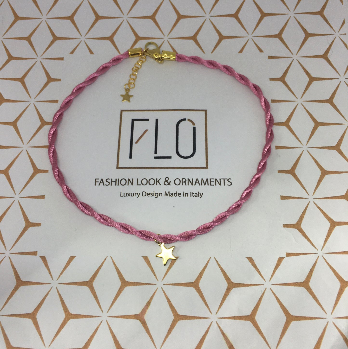 CHOKER HAPPY ROSA