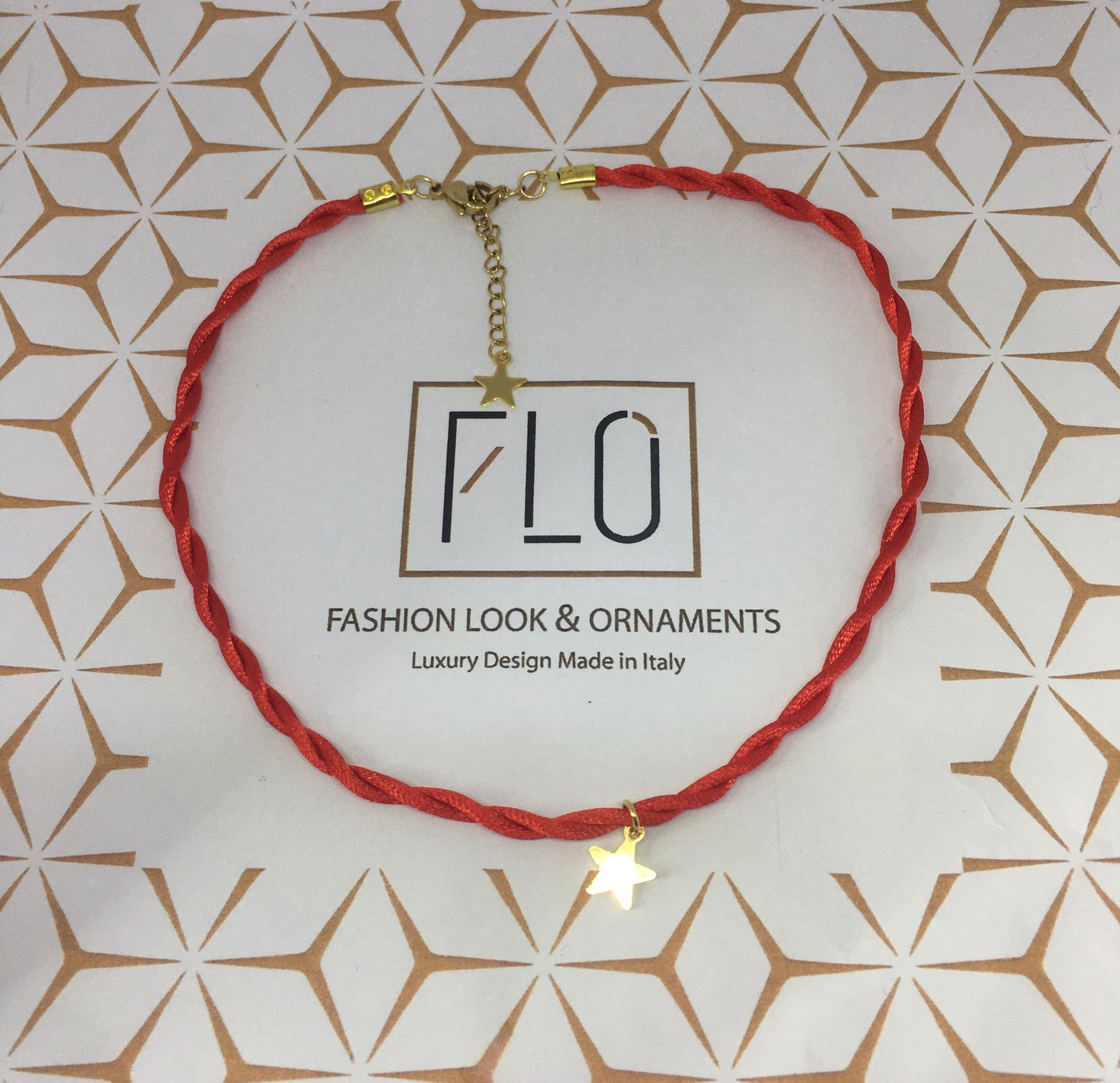 CHOKER HAPPY ROSSO
