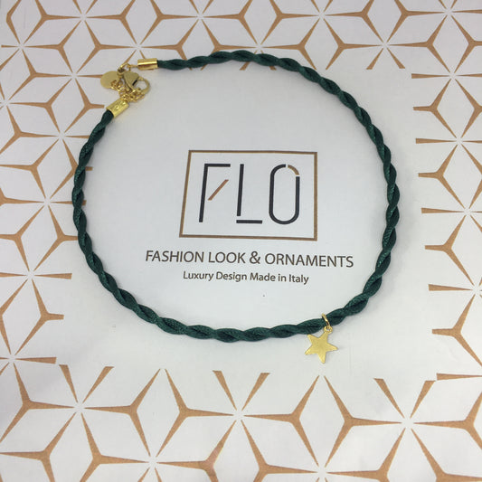 CHOKER HAPPY VERDE BOTTIGLIA